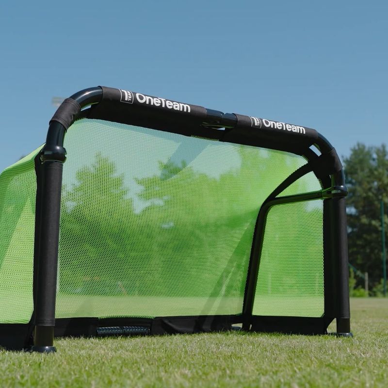 Porta da calcio OneTeam Swiftgoal 120 x 70 cm black/green 13