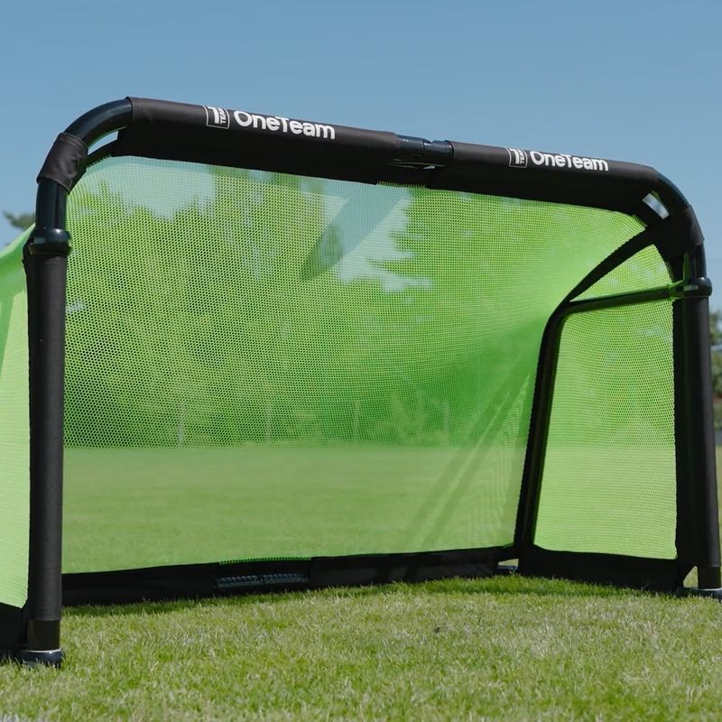 Porta da calcio OneTeam SWIFTGOAL 150 x 90 cm foldable black/green 13