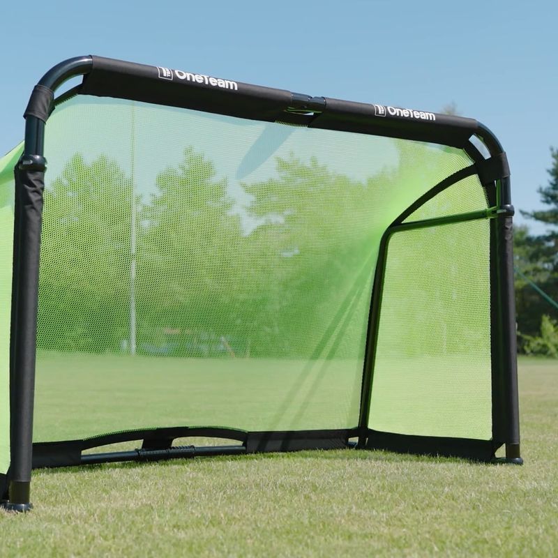 Porta da calcio OneTeam SWIFTGOAL 180 x 120 cm foldable black/green 13