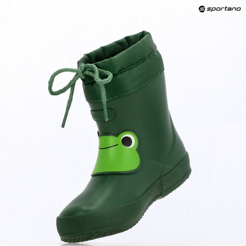 Stivali di gomma per bambini Viking Alv Indie Print green 8