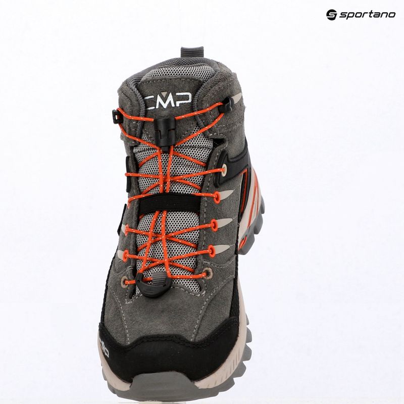 Scarponcini da trekking per bambini CMP Rigel 2.0 Mid Waterproof grey/brick 3