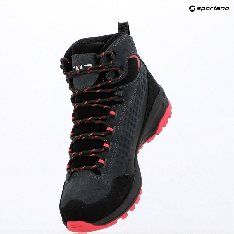 Scarpe da trekking donna CMP Vertyx Mid Waterproof grey/fuxia 3