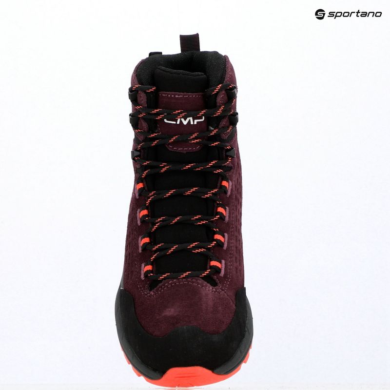 Scarpe da trekking donna CMP Vertyx Mid Waterproof blackberry/marigold 9