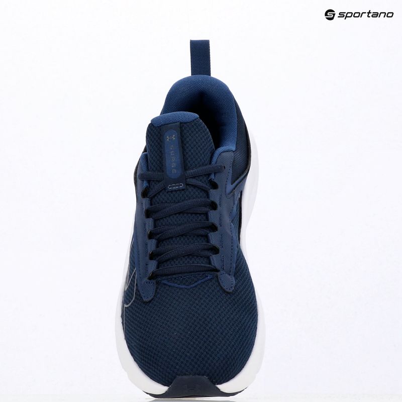 Scarpe da corsa uomo Under Armour Surge 5 academy/white/downpour gray 6