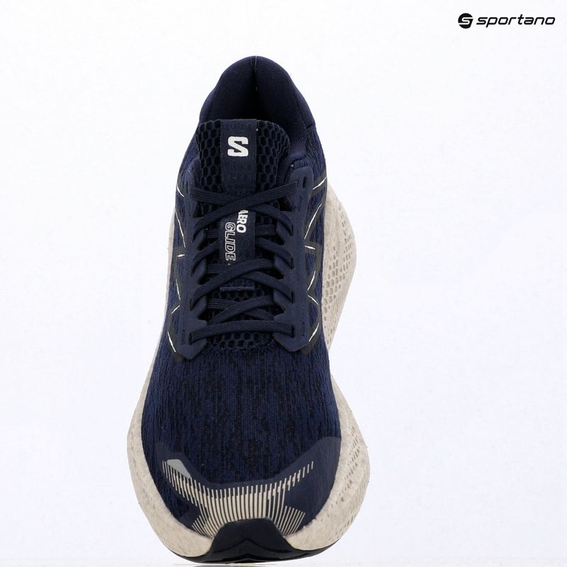 Scarpe da corsa uomo Salomon Aero Glide 4 maritime blue/silver cloud 14
