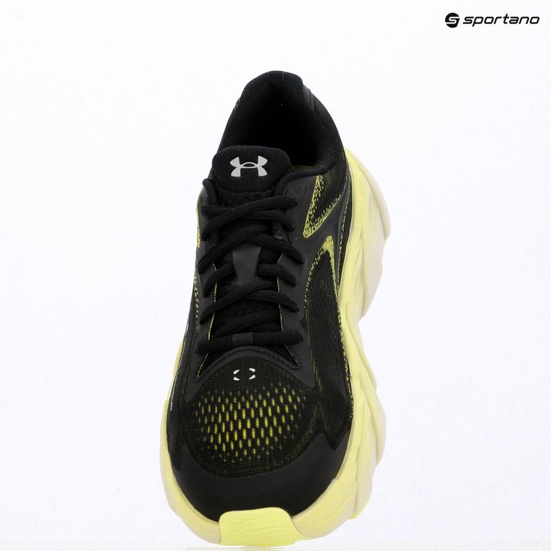 Scarpe da corsa uomo Under Armour Halo Runner 2 Ultimate Black/Sonic Yellow/Metallic Silver 14