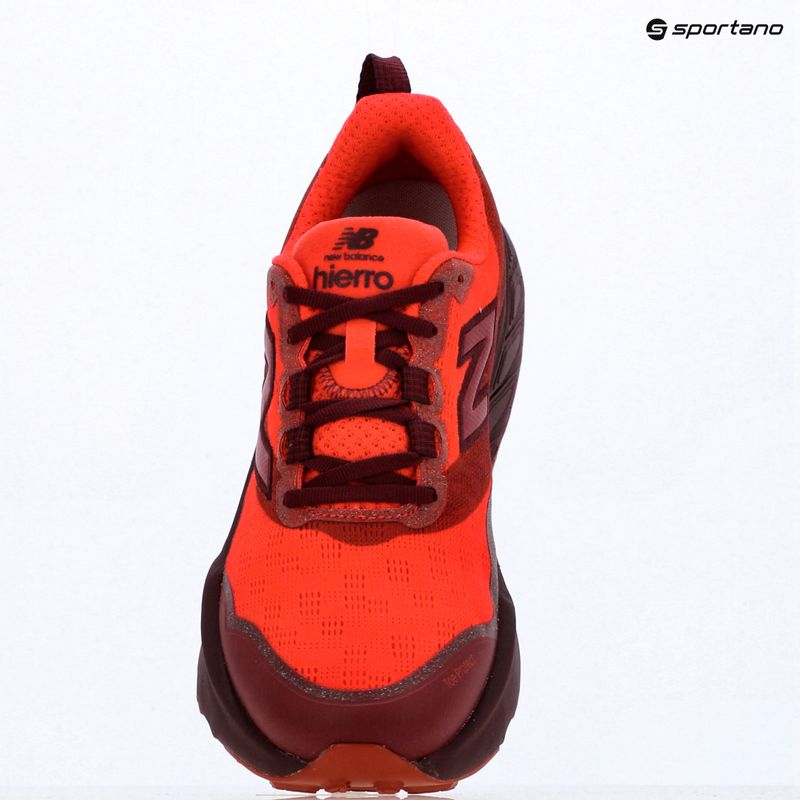 Scarpe da corsa uomo New Balance Fresh Foam Hierro V9 neo flame/mulled wine 14