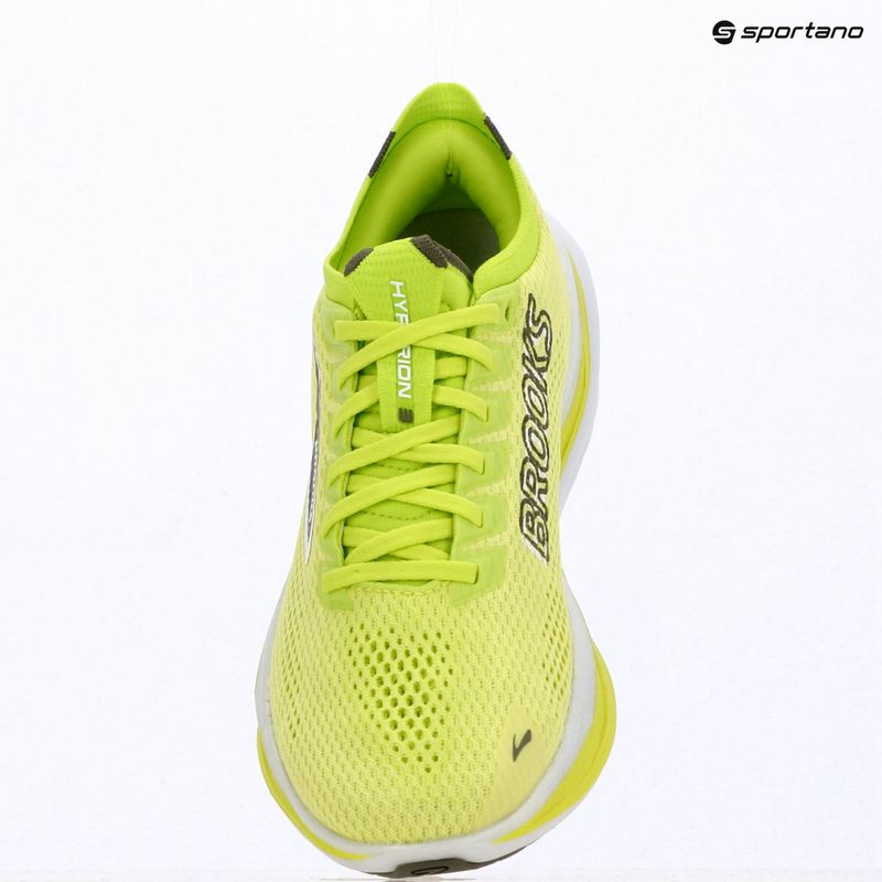 Scarpe da corsa uomo Brooks Hyperion 3 sunny lime/olive/white 9