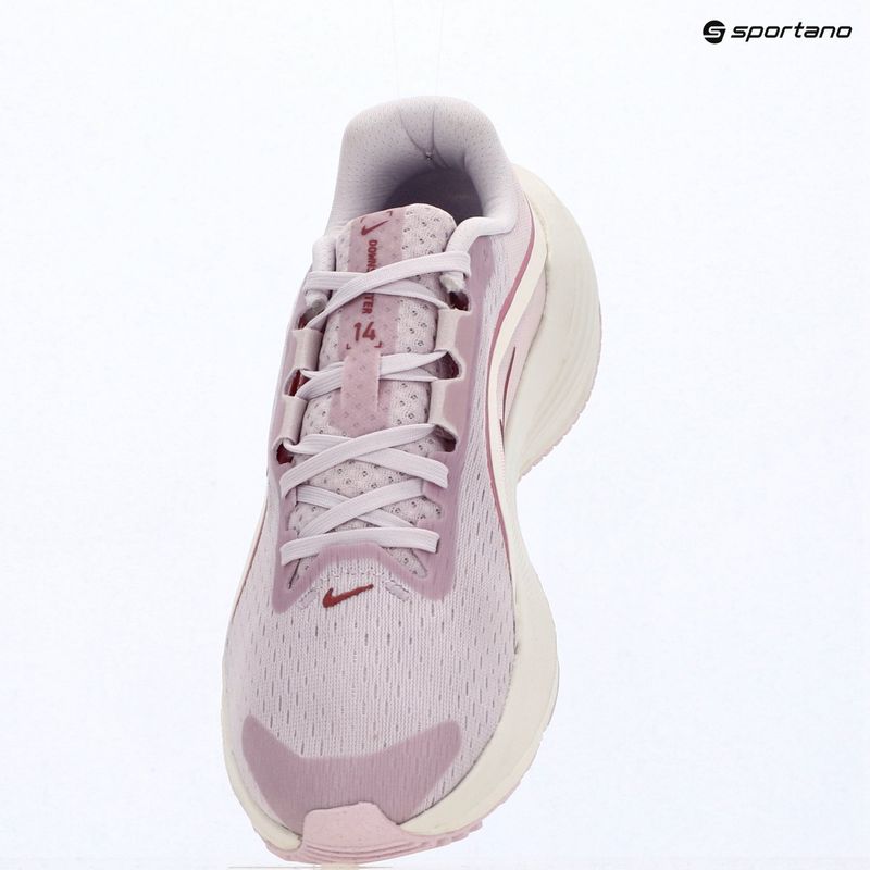 Scarpe da corsa donna Nike Downshifter 14 bleached lilac/sail/pink rise/pink smoke 10