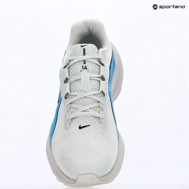 Scarpe da corsa uomo Nike Downshifter 14 off white/light current blue/black 6
