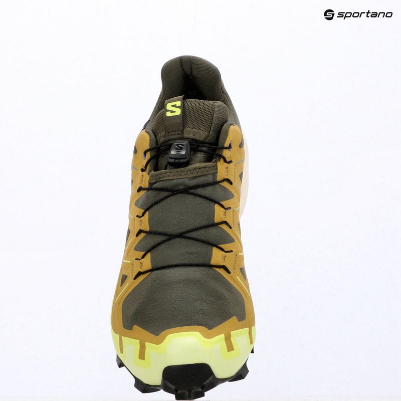 Scarpe da corsa uomo Salomon Speedcross 6 GTX grape leaf/aspargus green 16
