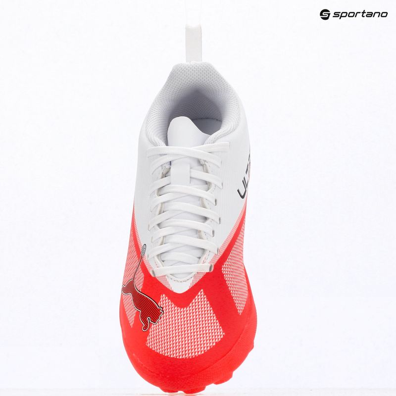 Scarpe da calcio bambino PUMA Ultra 7 Play TT Jr ultra red/puma black/puma white 9