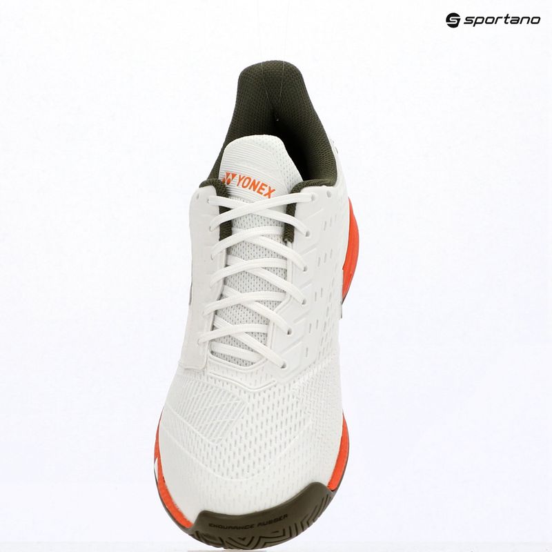 Scarpe da tennis uomo YONEX Power Cushion Ad-Accel white/orange 9