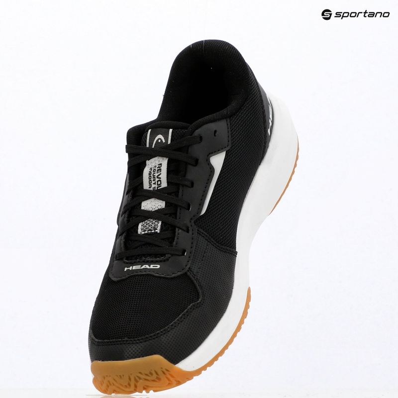 Scarpe da tennis uomo HEAD Revolt Court 5.0 Indoor black/white 9