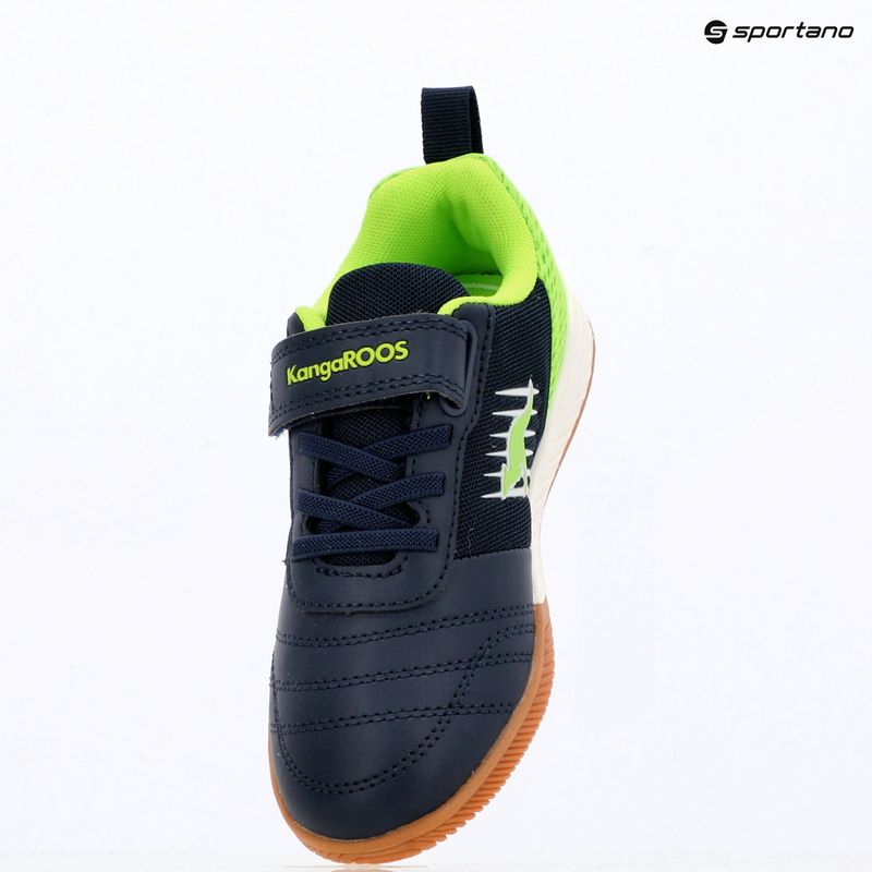 Scarpe per bambini KangaROOS K5-Super Court EV dark navy/lime 3