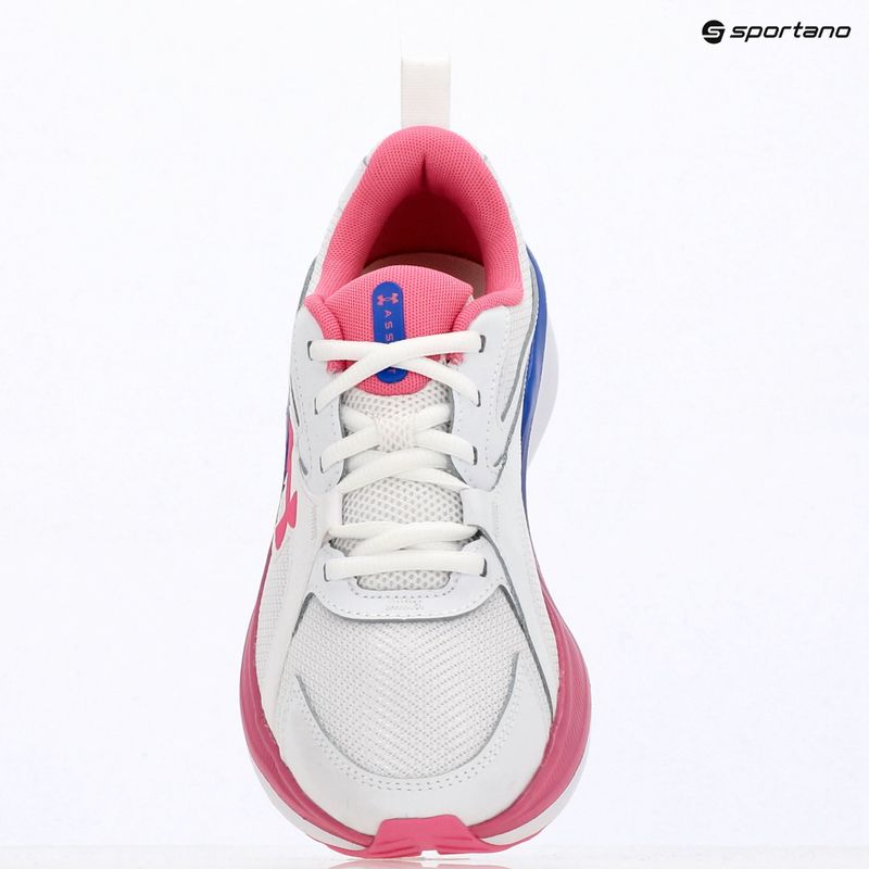 Scarpe da corsa donna Under Armour Assert 11 white/pink frenzy/pink frenzy 9