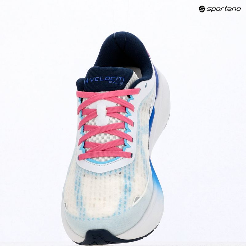 Scarpe da corsa donna Under Armour Velociti Pace white/team royal/metallic academy 3