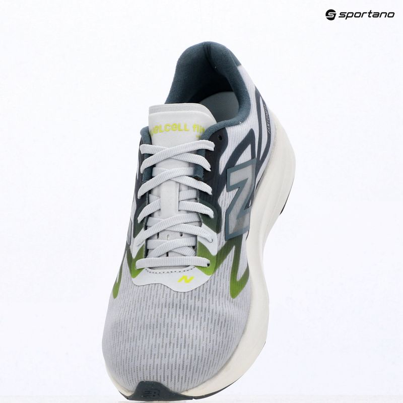 Scarpe da corsa uomo New Balance FuelCell Flite-R V1 fresh air/shadow blue/alkaline green 9