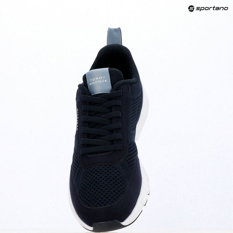 Scarpe da uomo Tommy Hilfiger Light Knitted navy blue 9