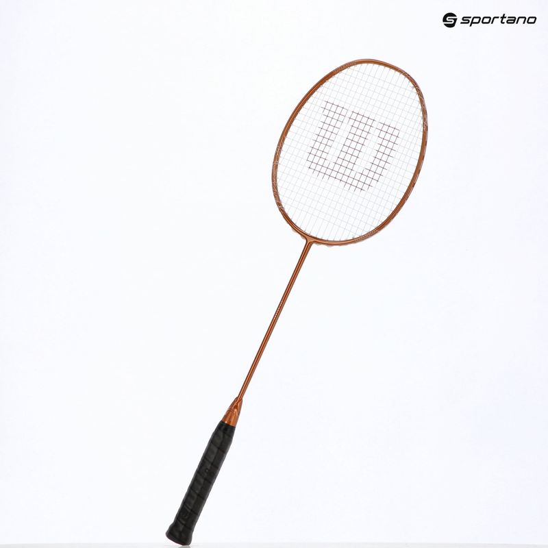 Racchetta da badminton Wilson Vertex 300 bronze/white 14