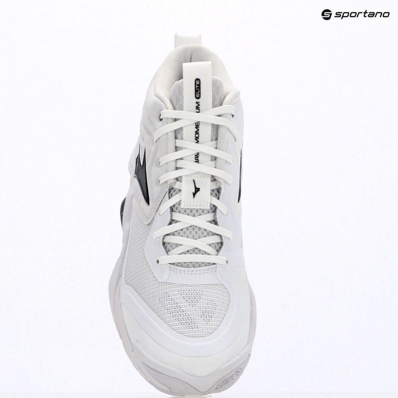 Scarpe da pallavolo Mizuno Wave Momentum Elite Mid white/metallic gray/black 7