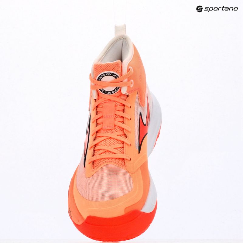 Scarpe da pallavolo Mizuno Neo Jump Mid flamingo coral/lava orange/white 7