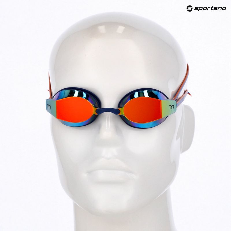 Occhialini da nuoto TYR Blackops 140 Ev Racing Mirrored navy/multi 6