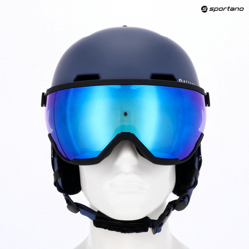 Casco da sci per bambini ATTABO Avens 2.0 Jr Visor dark blue 17