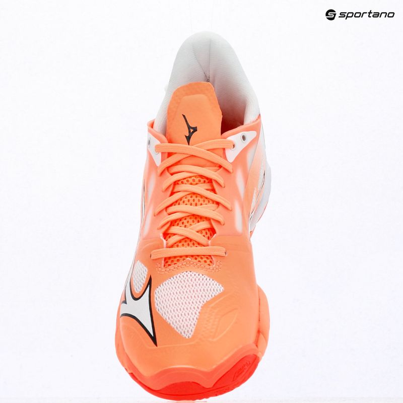 Scarpe da pallamano Mizuno Wave Mirage 5 flamingo coral/white 7