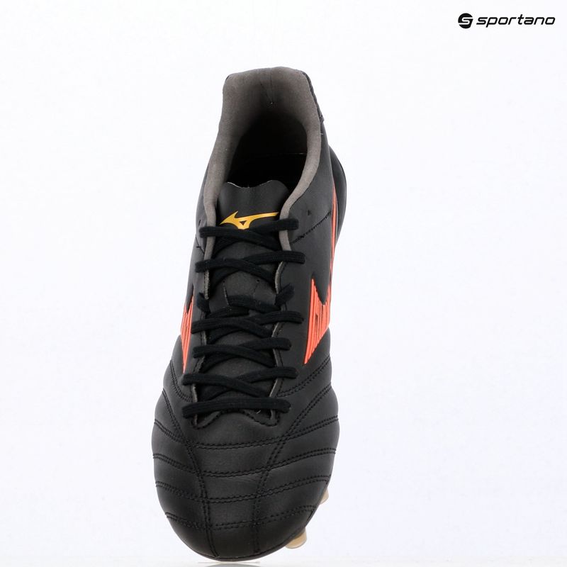 Scarpe da calcio Mizuno Monarcida Neo III Pro FG black/lava orange/arcadia 3