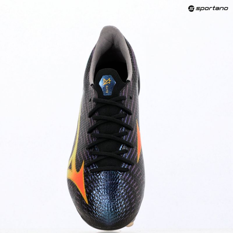 Scarpe da calcio Mizuno Alfa III Elite Mix black/lava orange/evening primrose 7