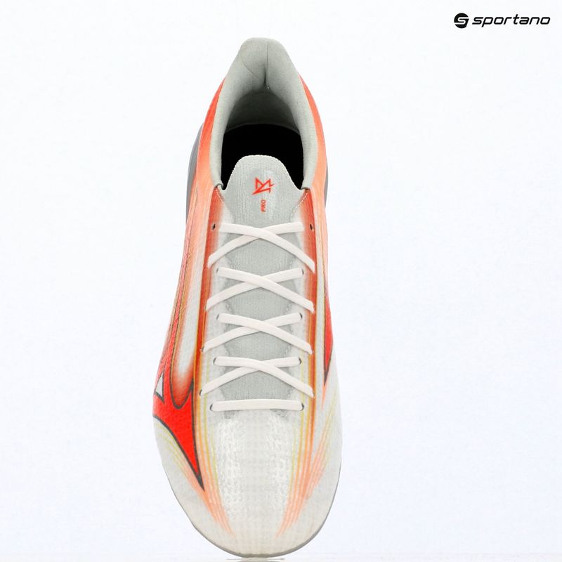 Scarpe da calcio Mizuno Alpha III Pro FG white/lava orange/evening primrose 4