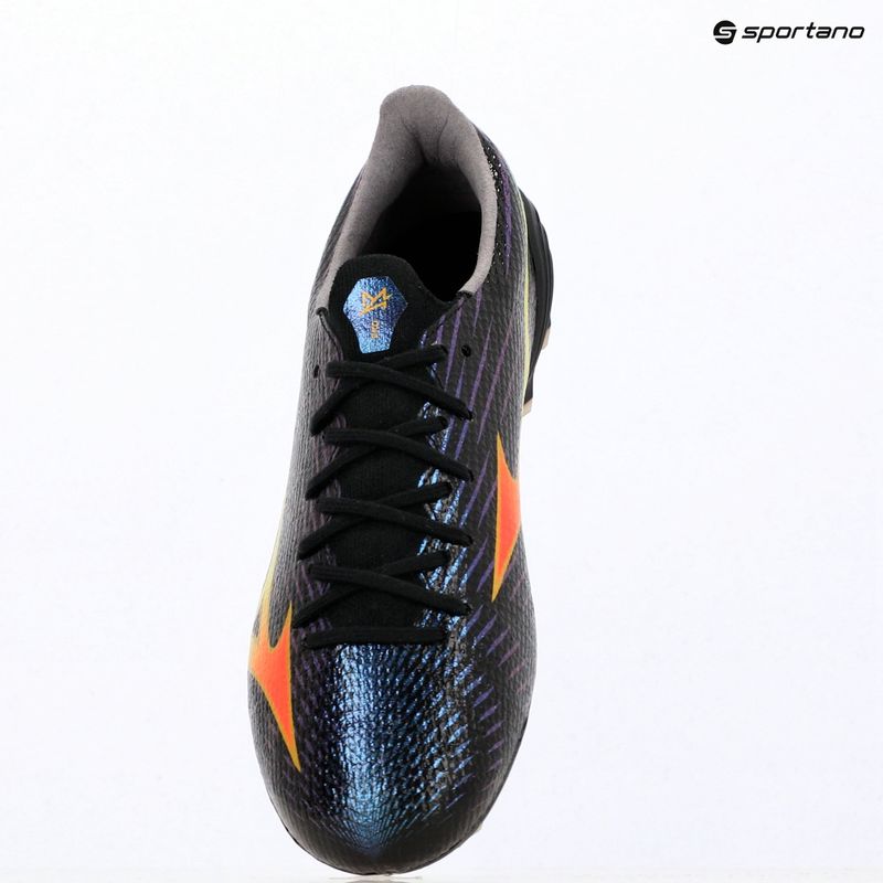 Scarpe da calcio Mizuno Alfa III Pro FG black/lava orange/evening primrose 3