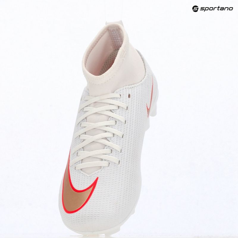 Scarpe da calcio bambino Nike Jr. Mercurial Superfly 11 Club white/bright crimson/blur 9