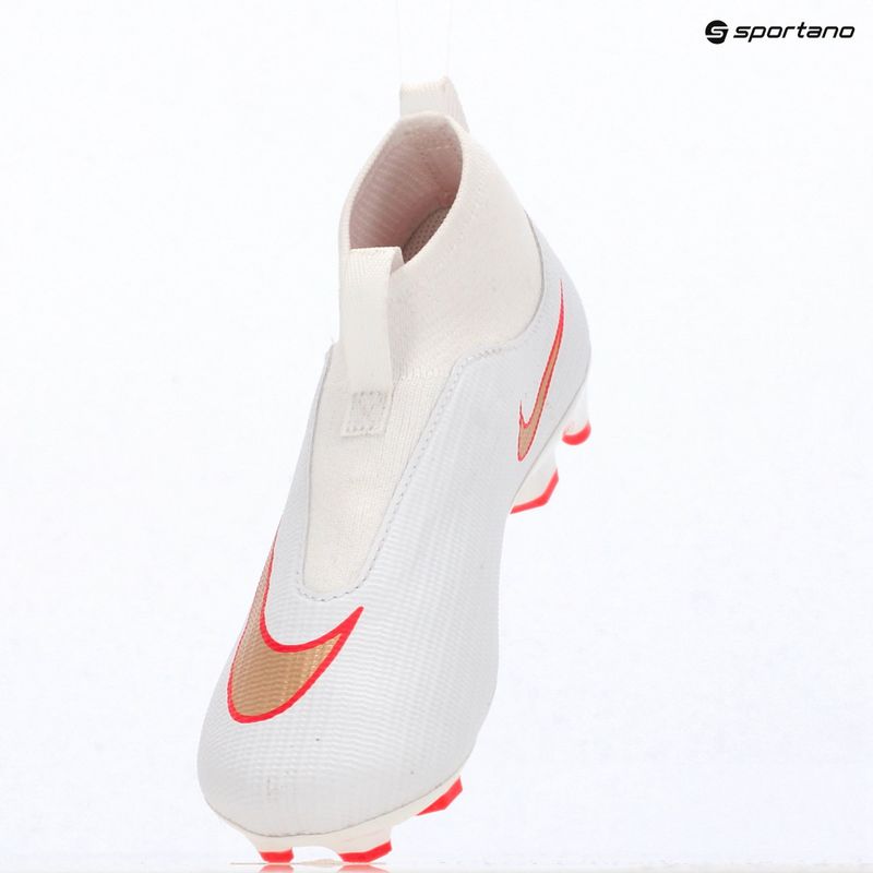 Scarpe da calcio bambino Nike Jr. Mercurial Superfly 11 Academy white/bright crimson/blur 9