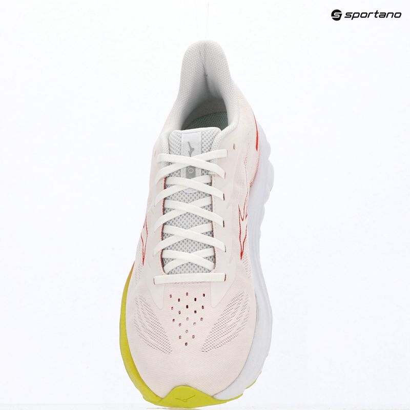Scarpe da corsa uomo Mizuno Wave Skyrise 7 white/orange/evening primrose 14