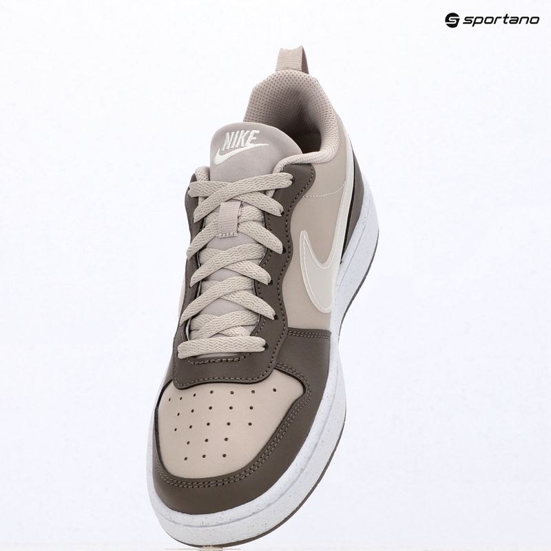 Scarpe Nike Court Borough Low moon particle/cave stone/white/white 18