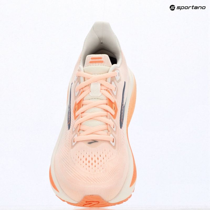 Scarpe da corsa donna Brooks Ghost 18 star white/cyber peach/grey 9