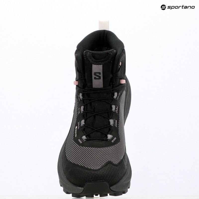 Scarpe da trekking donna Salomon Genesis Mid GTX black/dawn pink 19