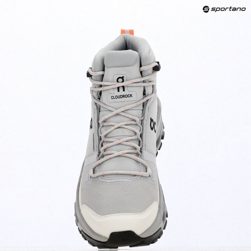 Scarpe da trekking donna On Cloudrock Mid Waterproof glacier/alloy 15