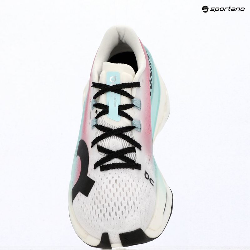 Scarpe da corsa donna On Cloudboom Max white/celeste 16