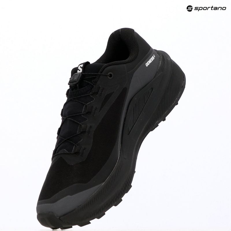 Scarpe da corsa uomo Salomon Genesis 2 GTX black/black 7