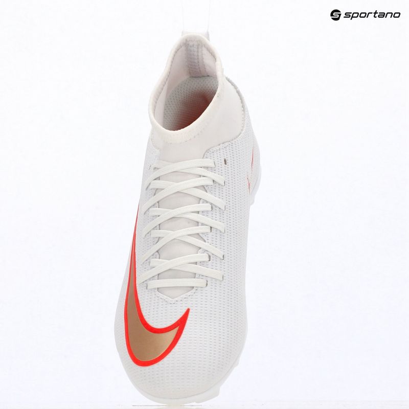 Scarpe da calcio bambino Nike Jr. Mercurial Superfly 11 Club white/bright crimson/blur 9