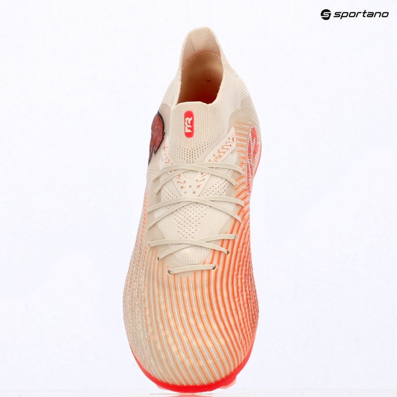 Scarpe da calcio bambino PUMA Future 9 Pro FG/AG Jr sugared almond/puma white/ultra red/puma black 8