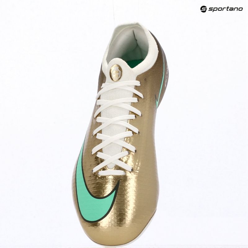 Scarpe da calcio bambino Nike Jr. Vapor 17 Pro "Kylian Mbappé" Metallic Gold/Green Glow 9