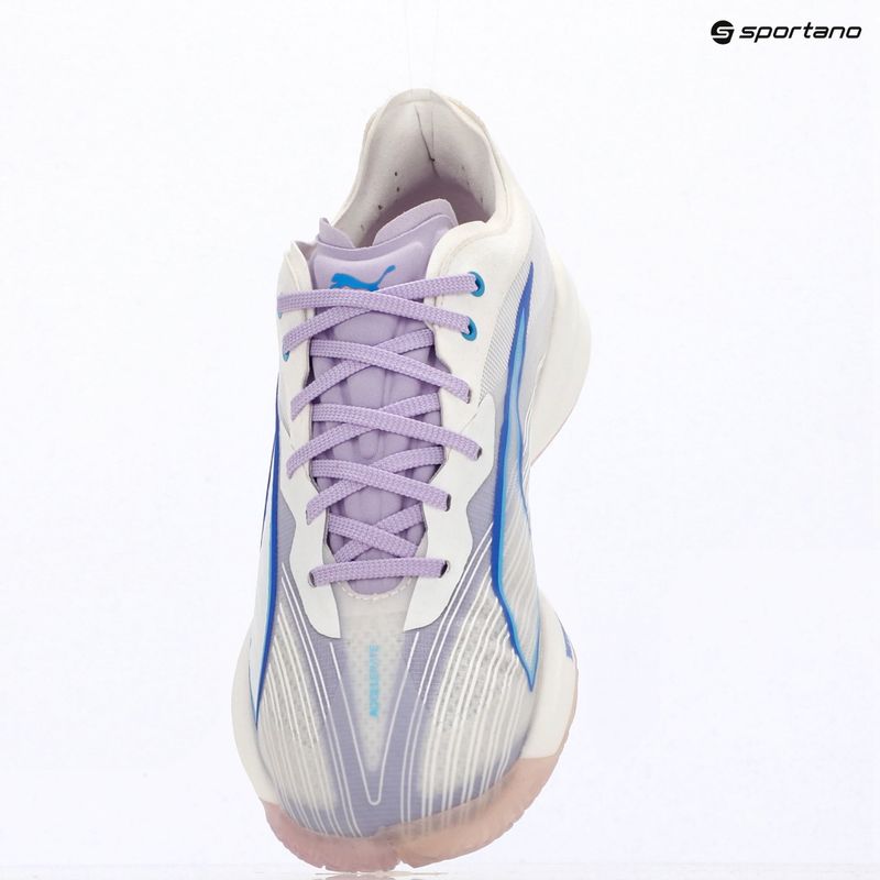 Scarpe da pallamano PUMA Accelerate Nitro SQD 5 puma white/royal sapphire/light lavender 9