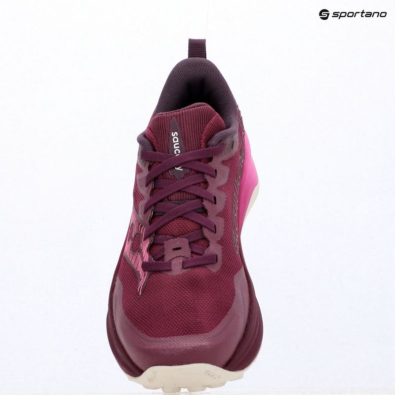 Scarpe da corsa donna Saucony Peregrine 16 plum/mulberry 8