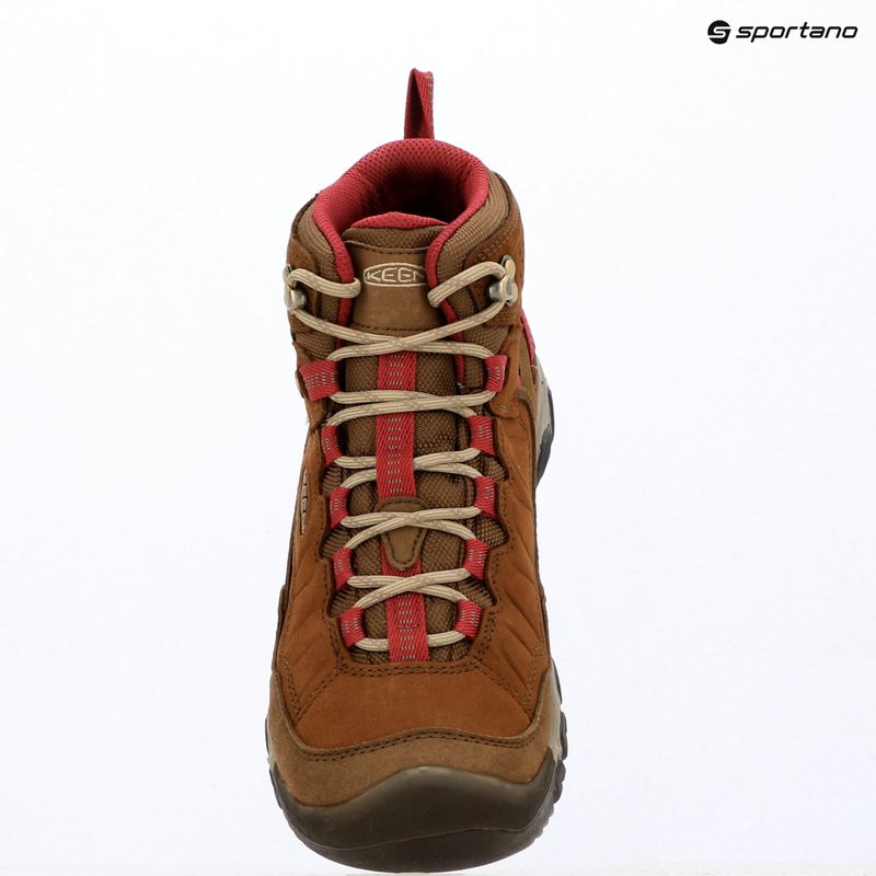 Scarpe da trekking donna KEEN Targhee IV Mid Wp bison/beaujolais 15