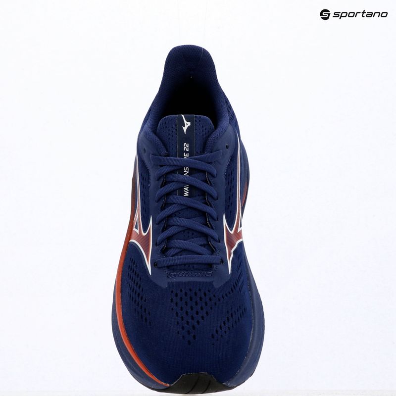 Scarpe da corsa uomo Mizuno Wave Inspire 22 beacon blue/tomato puree/firecracker 14