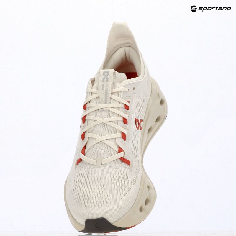 Scarpe da corsa uomo On Cloudsurfer Max ivory/dustrose 8